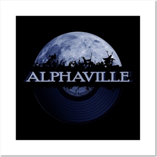 Alphaville blue moon vinyl Posters and Art